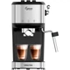 Кавоварка Liberton LCM-2206, Black/Inox, 950W, ріжкова, резервуар для води 1л, ручний капучинатор, приготування 2 чашок одночасно - зображення 1