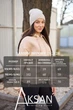 Кофта жіноча зимовий на змійці з байки (утеплена тринитка) Aksan 25.2828 44(m)-46(l) світло бежевий - зображення 4