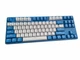 Бездротова (Bluetooth + 2,4G) механічна клавіатура з HOT SWAP AJAZZ AK871 87Key, RED switch, УКР/АНГЛ, Біло Блакитна/Blue White (AK871BW) - изображение 1