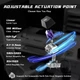 Механічна клавіатура на магнітних світчах з Hot Swap Attack SHARK R85 HE Rapid Trigger, 85key, RGB, 8K, Win/Mac OS, УКР/АНГЛ, White/Біла (R85W) - изображение 10
