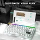 Механічна клавіатура на магнітних світчах з Hot Swap Attack SHARK R85 HE Rapid Trigger, 85key, RGB, 8K, Win/Mac OS, УКР/АНГЛ, White/Біла (R85W) - изображение 11