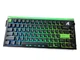 Механічна клавіатура на магнітних світчах з Hot Swap Attack SHARK R85 HE Rapid Trigger, 85key, RGB, 8K, Win/Mac OS, УКР/АНГЛ, Black Green/Чорно зелена (R85BG) - изображение 3