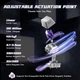 Механічна клавіатура на магнітних світчах з Hot Swap Attack SHARK R85 HE Rapid Trigger, 85key, RGB, 8K, Win/Mac OS, УКР/АНГЛ, Moonlight/Сіра (R85ML) - изображение 9