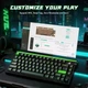 Механічна клавіатура на магнітних світчах з Hot Swap Attack SHARK R85 HE Rapid Trigger, 85key, RGB, 8K, Win/Mac OS, УКР/АНГЛ, Black Green/Чорно зелена (R85BG) - изображение 11