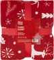 Плед Ardesto Christmas Flannel Олени Красный ART0126PB 160х200 см - изображение 1