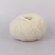 Mondial Dolce Mohair, Молочный №426 - итальянская пряжа с мохером, 50 г / 150 м, 60% кид мохер, 40% акрил, для свитеров, кардиганов, палантинов - изображение 3