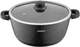 Кастрюля со стеклянной крышкой Gemini Anzio, 6.4л, алюминий, черный ARDESTO 000328012 - изображение 1
