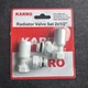 Комплект кранів для рушникосушки Karro 1/2” ВВ KR T 32000 циліндр білий - изображение 2