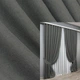 Комплект готових штор VR-Textil Льон Льон Мішковина № 1282ш Сірий 100х275 см 2 шт (31-536) - зображення 1