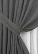 Комплект готових штор VR-Textil Льон Льон Мішковина № 1282ш Сірий 100х275 см 2 шт (31-536) - зображення 5