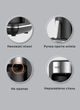 Электротурка кофеварка электрическая 550 Вт Sokany SK-0137 Electric Cofee Pot электро турка электрокофеварка с автоматическим отключением 250 ml Черный - изображение 4