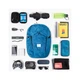Рюкзак туристический Naturehike Ultralight NH17A017-B22л Black (6927595725092) - изображение 7