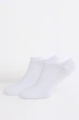 Носки короткие мужские Giulia MS1 SOFT PREMIUM CLASSIC [MS1C/Sl-cl] 42/44 White, однотонные хлопковые Джулия - изображение 5
