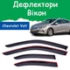 Дефлектори бічних вікон Chevrolet Volt II (2G) Шевроле Вольт 2 2015- вітровики - зображення 1
