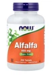 Натуральная добавка Now Foods Alfalfa 650 мг 250 таблеток - изображение 1