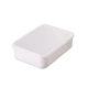 Ящик для зберігання з кришкою MBM HOME FH-10/FH-15 WHITE пластиковий білий - зображення 2