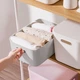 Ящик для зберігання MBM HOME FH-13 XL LIGHT GRAY пластиковий світло-сірий - зображення 3