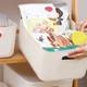 Ящик для зберігання MBM HOME FH-13 XL WHITE пластиковий білий - зображення 3