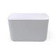 Ящик для хранения с крышкой MBM HOME FH-11/FH-15 GRAY пластиковый серый - изображение 4