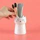 Подставка для зубных щеток MBM HOME "Cute Cat" BA-21 WHITE белая - изображение 2
