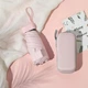 Карманный маленький зонтик от дождя в футляре (розовый) - изображение 2