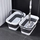 Ведро складное MBM HOME BIN-19 16L WHITE/GRAY бело-серое - изображение 7