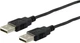 Кабель Equip USB-A Male to USB-A Male 1.8 м Black (128870) - зображення 1