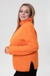 Жіночий теплий светр Caldo із коміром хомут SEWEL 50-52 XL Помаранчевий (sw-2000000303994) - изображение 4