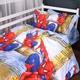 Комплект постельного белья Mirson Полуторный 143х210 см 17-0890 Spider-Man City Light Бязь (2200012389096) - изображение 1