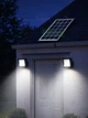 Светодиодная LED лампа прожектор 2шт 6 v. 3w с солнечной панелью, два уличных светильника с датчиком движения - изображение 8