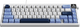 Дротова механічна клавіатура Ajazz AK650 Sea Salt switches Blue White Blue (AK650-SS-BWB) - зображення 4