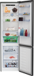 Двухкамерный холодильник Beko RCNA406E40ZXBRN - изображение 3