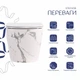 Унитаз подвесной Robin Ultra Quiet 490×365×325 мм, Marble, с сиденьем Slim Duroplast / Soft-close / Quick Release QT13332381АSMR - изображение 3