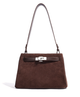 Жіноча сумка Kelly Bag із натуральної шкіри, Brown - изображение 10