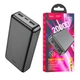 USB Tipe-C Power Bank Hoco 20000mah Компактний повербанк для телефону планшета роутера J100A Black - зображення 2