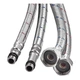 Шланги-голки для смесителей 30 см Champion FH-01-F1/2"xM10-30 нержавейка (пара) (AC0666) - изображение 1