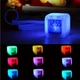 Часы-куб Хамелеон RGB, будильник, термометр, подсветка от касания, белый - изображение 7