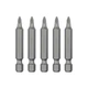 Комплект викруткових насадок, PZ1, 1/4"×50 мм, ACR, S2, 5 од., STORM INTERTOOL VT-0203 - зображення 3