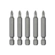 Комплект викруткових насадок, PH1, 1/4"×50 мм, ACR, S2, 5 од., STORM INTERTOOL VT-0201 - зображення 3