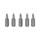 Комплект викруткових насадок, PH1, 1/4"×25 мм, ACR, S2, 5 од., STORM INTERTOOL VT-0206 - зображення 3