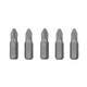 Комплект отверточных насадок, PZ2, 1/4"×25 мм, ACR, S2, 5 шт., STORM INTERTOOL VT-0209 - изображение 3