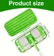 Насадка на швабру Swiffer багаторазова мікрофібра моп на липучках 14 см x 28.5 см (sw-green) - зображення 2