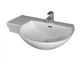 Раковина с полкой слева Rak Ceramics Reserva Wing 75x81х18.5см Белый - изображение 1