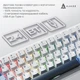 Клавіатура механічна бездротова Ajazz AK680 MAX (8+8K) Magnetic Switch RGB Wireless/BT/USB White - зображення 4
