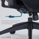 Крісло офісне Officepro Atlas OC630-B-B-B - изображение 14