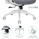 Крісло офісне OfficePro Balance OC620-W-DG-DG - зображення 15