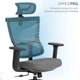 Крісло офісне OfficePro Elegant OC600-B-DG-DG - изображение 10