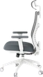 Крісло офісне OfficePro Balance OC550-W-DG-DG - зображення 7