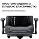 Крісло ігрове Anda Seat Novis Plus Fabric Dark Grey Size XL - изображение 14