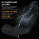 Крісло ігрове Anda Seat Kaiser Frontier Fabric Black Size XL - зображення 11